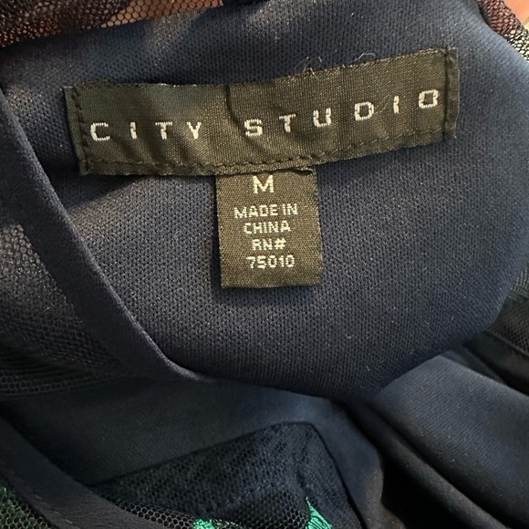 City Studio Womens Bell Sleeve A-line Dress Sz M - Picture 10 of 13